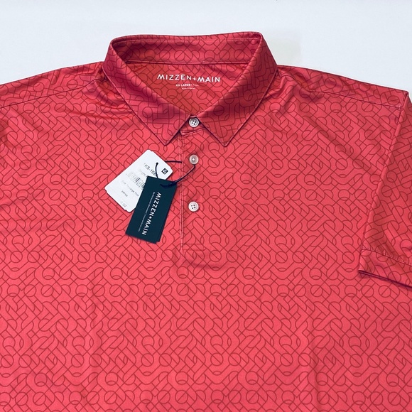 (Sold)Mizzen+Main XX-Large Trim Fit Short Sleeve Button Up Shirts Mens - Picture 1 of 6